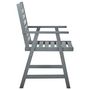 Voir la diapositive 5 : VIDAXL Chaises a manger d'exterieur lot de 2 et coussins Acacia massif