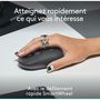 Voir la diapositive 3 : Logitech Souris sans fil POP Mouse Graphite