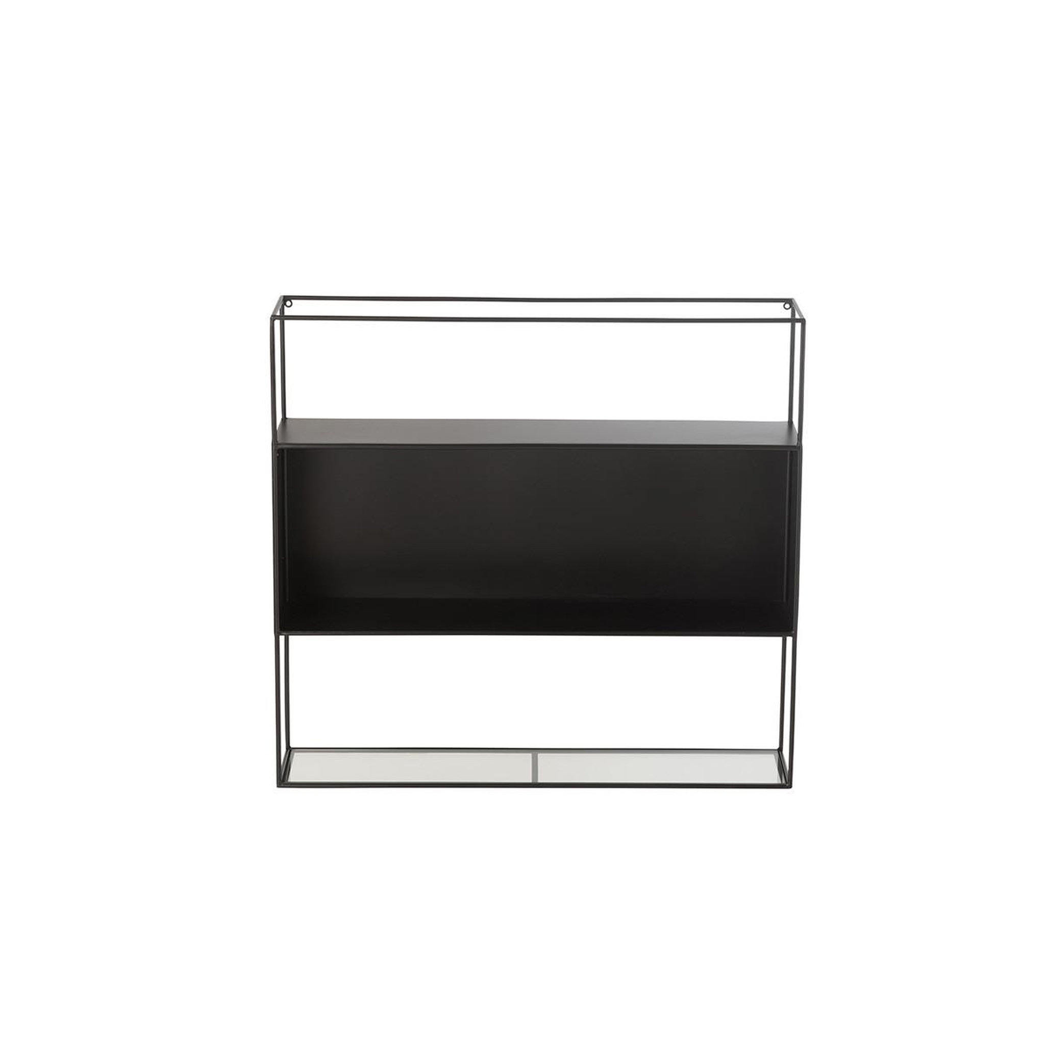 Voir la diapositive 2 : J-LINE Console en métal  maryanne  80cm noir