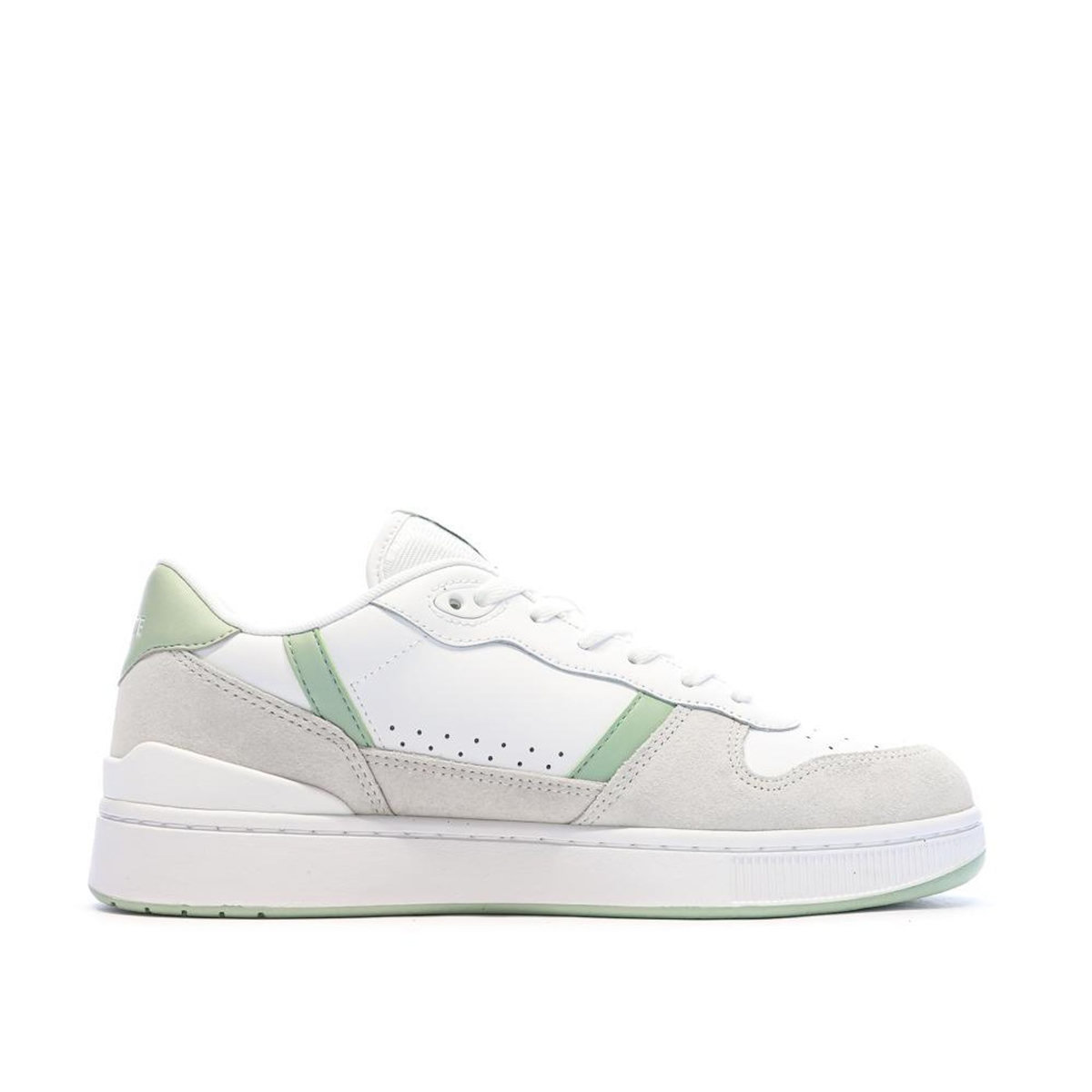 Lacoste Baskets Blanc/Vert Homme Lacoste T-clip Set 125