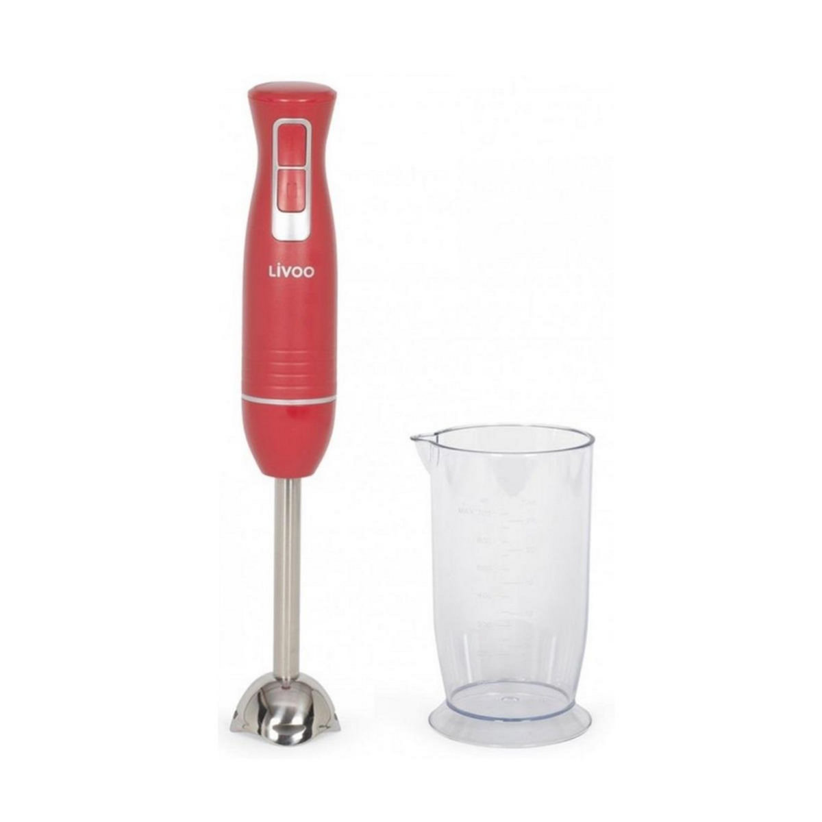 LIVOO Mixeur plongeant 400w rouge - DOP245R