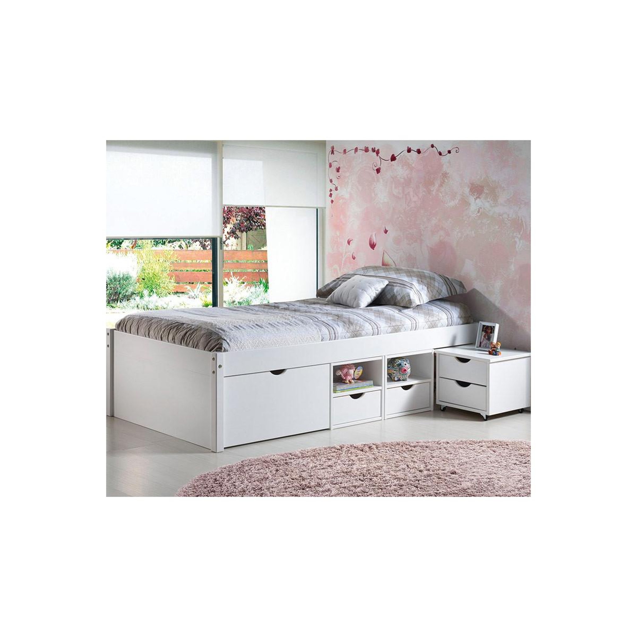 Voir la diapositive 6 : INTERLINK Lit fonctionnel TILL 90x200