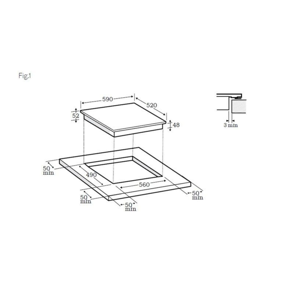 Scholtes Plaque vitrocéramique Scholtes SOTV1632B