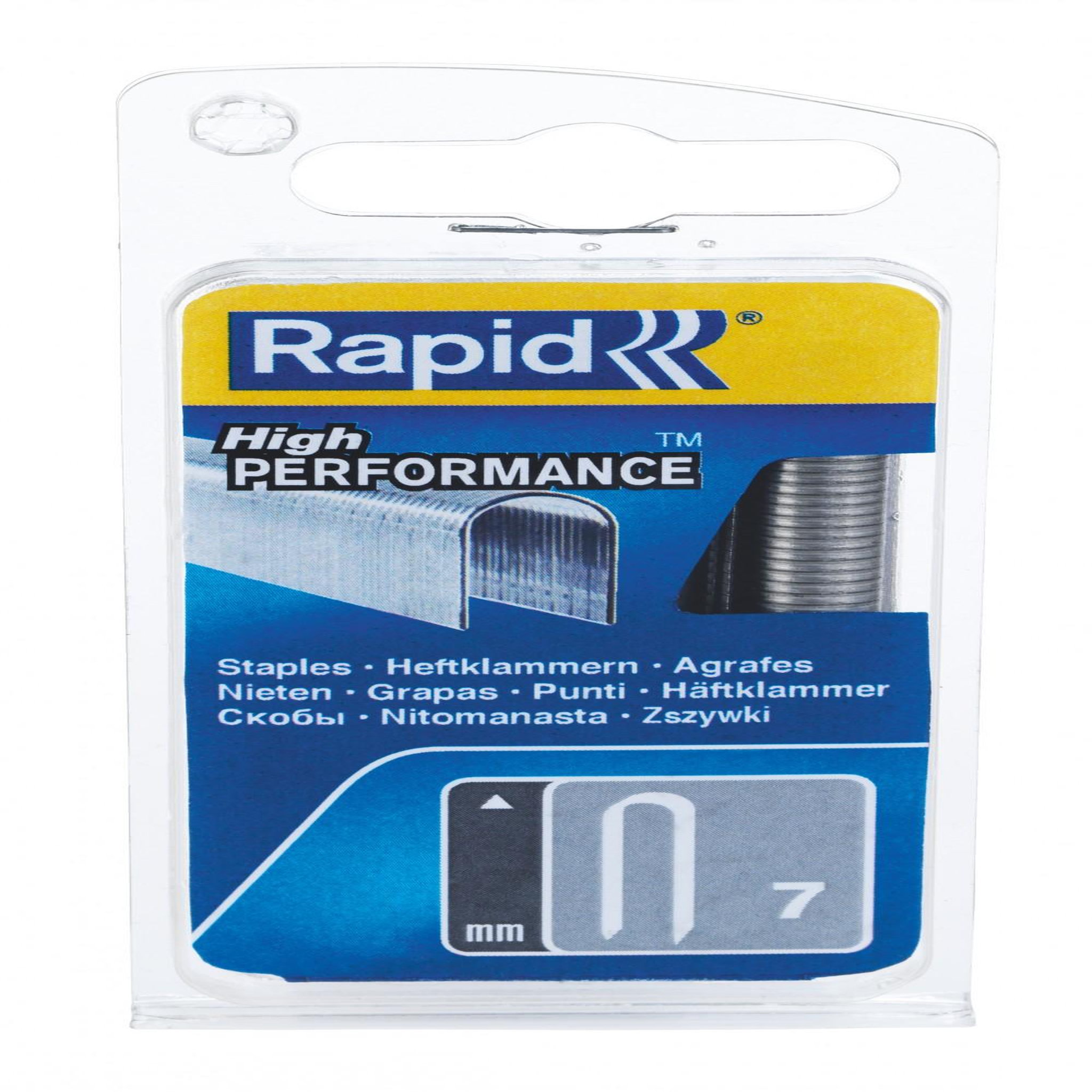 Rapid Lot de 960 cavaliers fil plat RAPID 7, 12 mm