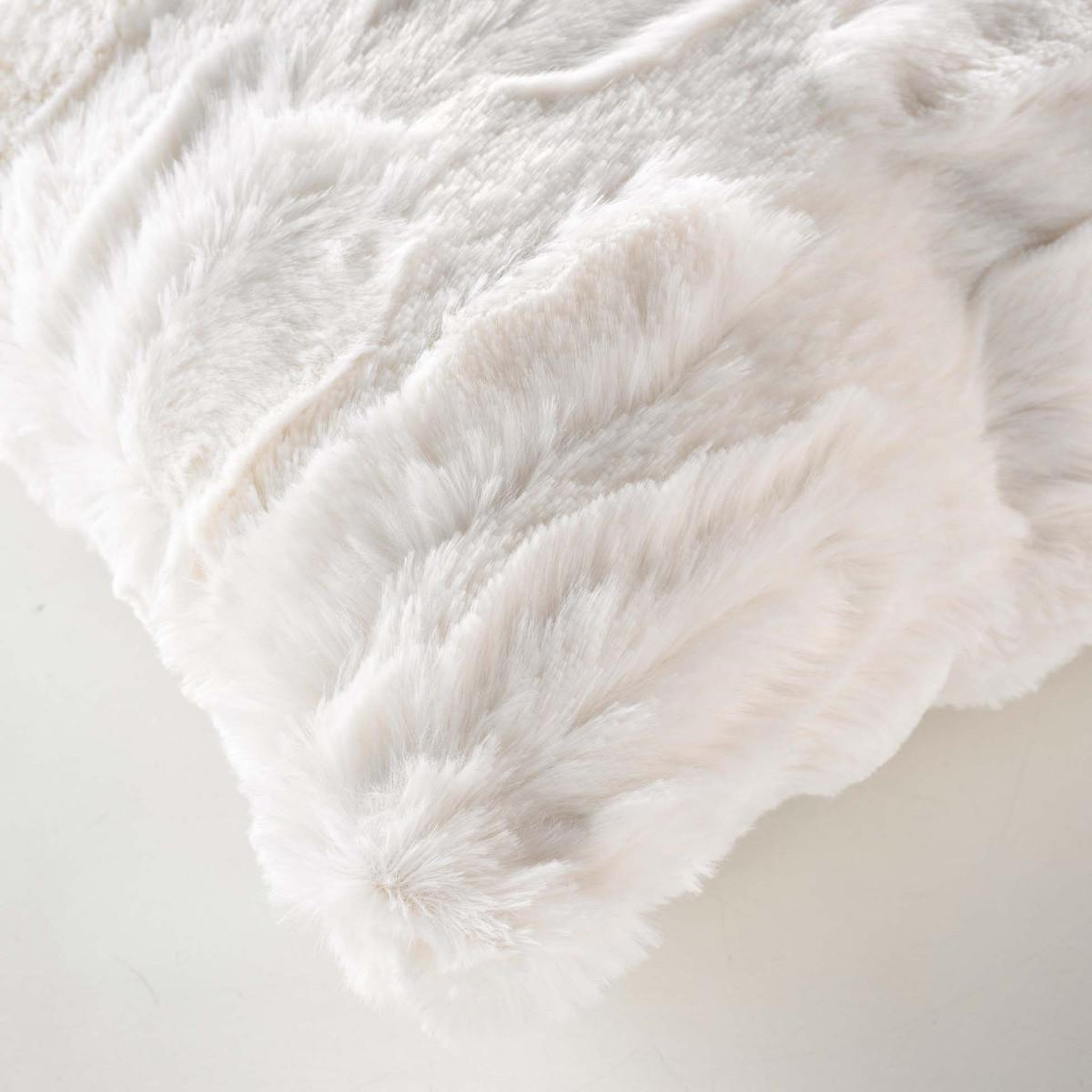 Voir la diapositive 3 : Douceur d'Intérieur Coussin imitation fourrure  foxy  45x45cm naturel