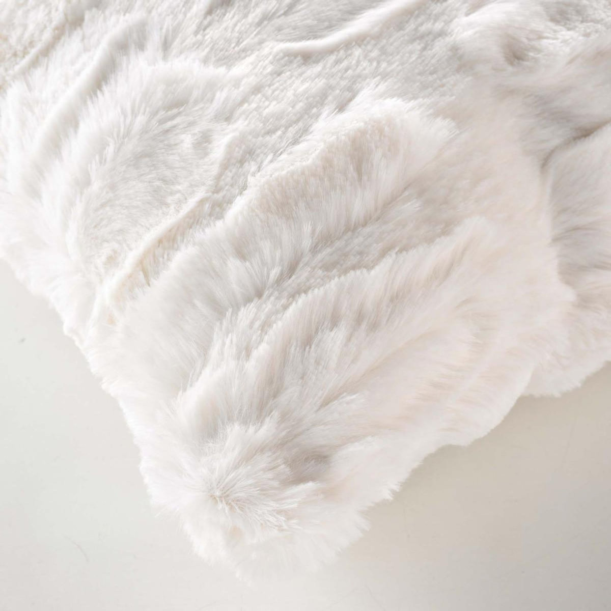 Paris Prix Coussin Imitation Fourrure  Foxy  45x45cm Naturel