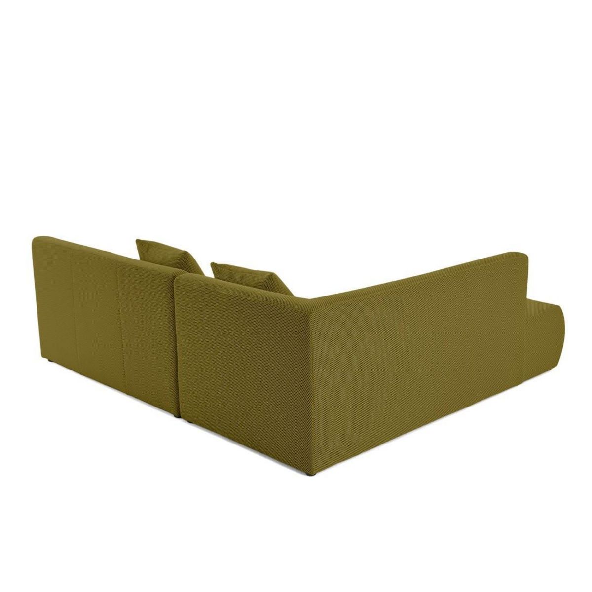 LISA DESIGN Onyx - canapé modulable d'angle gauche - 5 places - en tissu mailles 3d