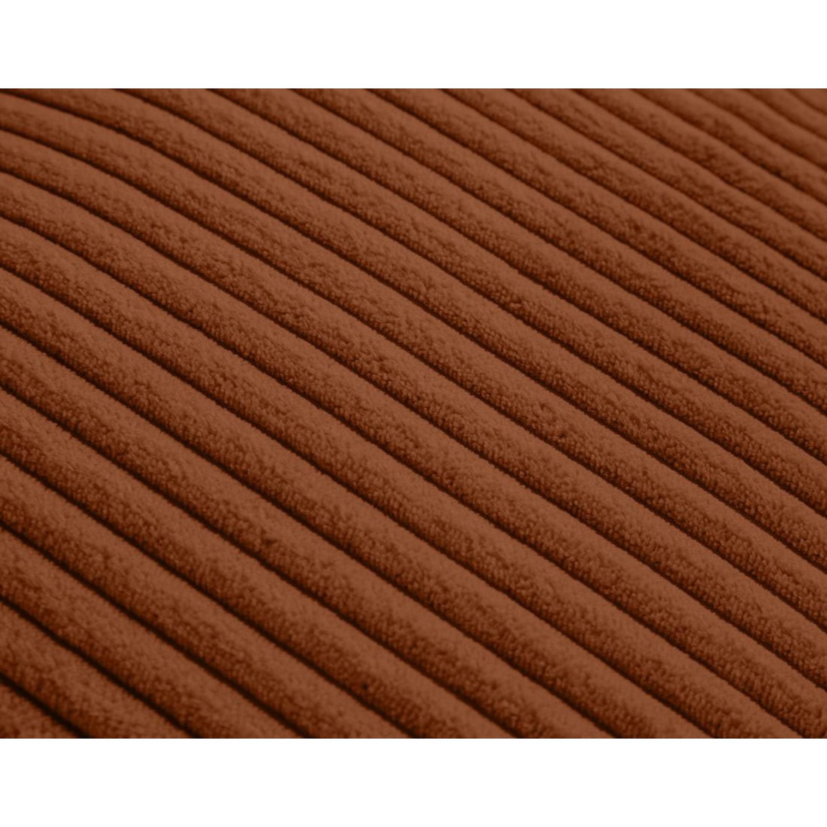 LISA DESIGN Garance - module d'assise 3 places avec accoudoir gauche - en velours côtelé