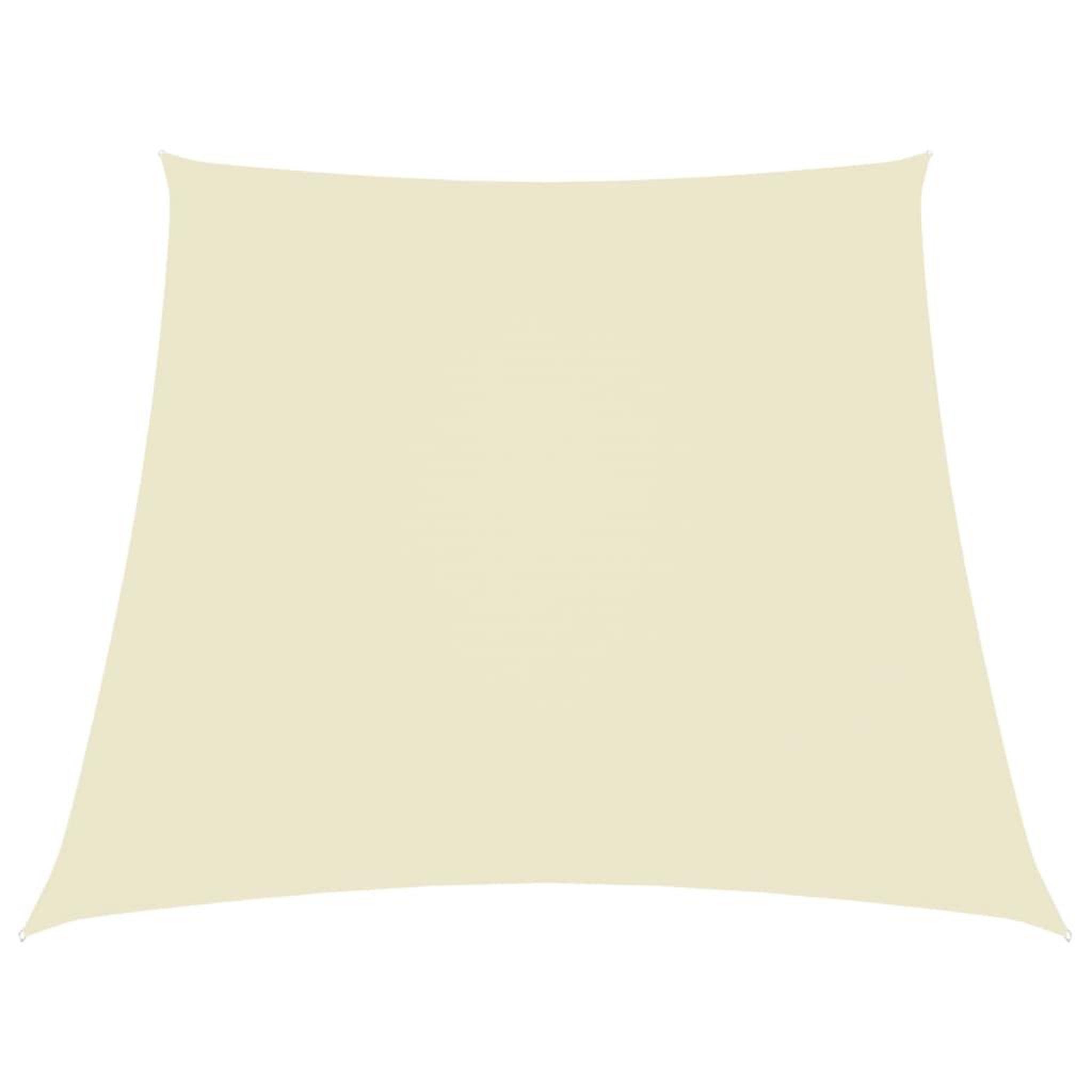 Voir la diapositive 1 : VIDAXL Voile de parasol Tissu Oxford trapeze 4/5x4 m Creme