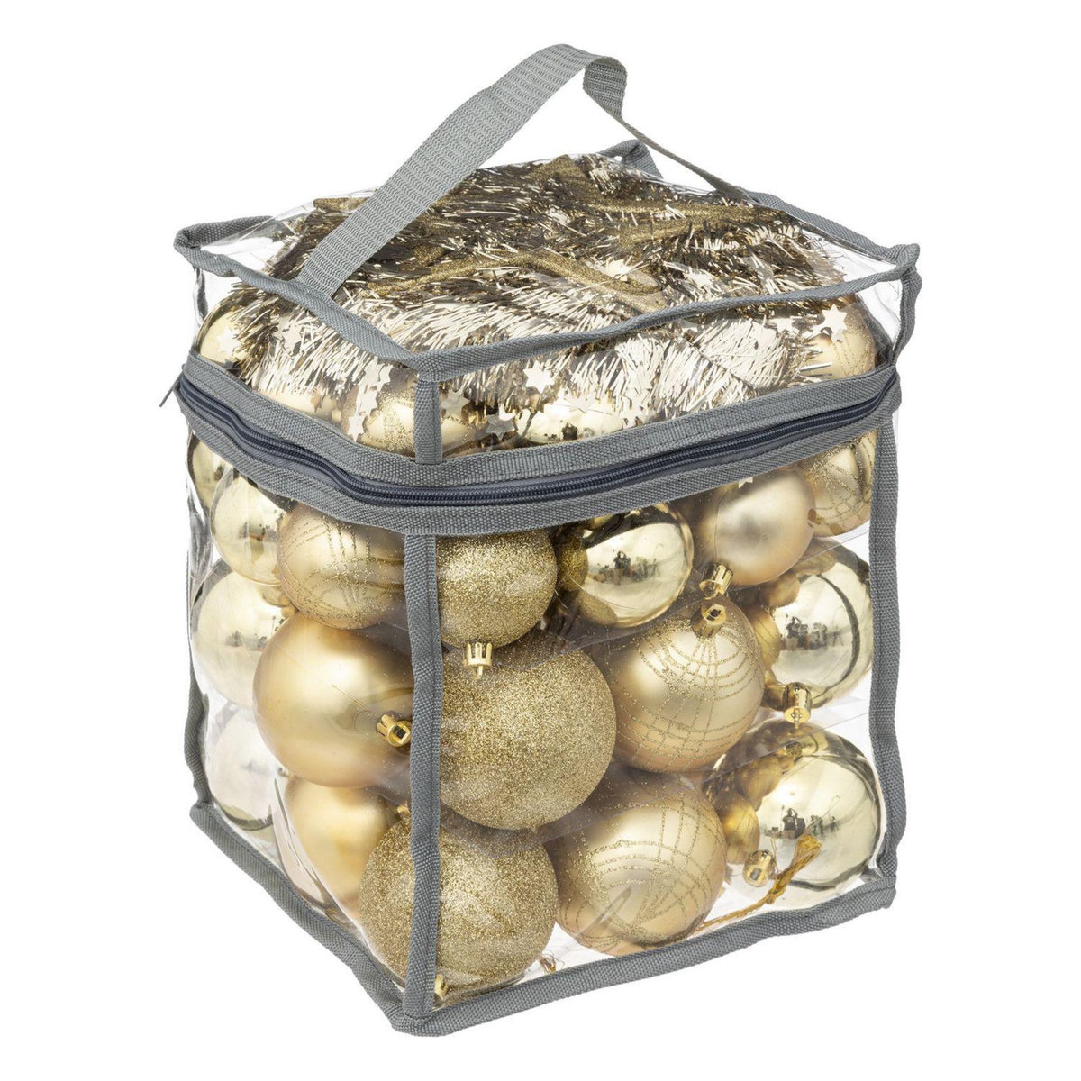 FEERIC LIGHT & CHRISTMAS Coffrets Décoration sapin de Noël 52 pièces