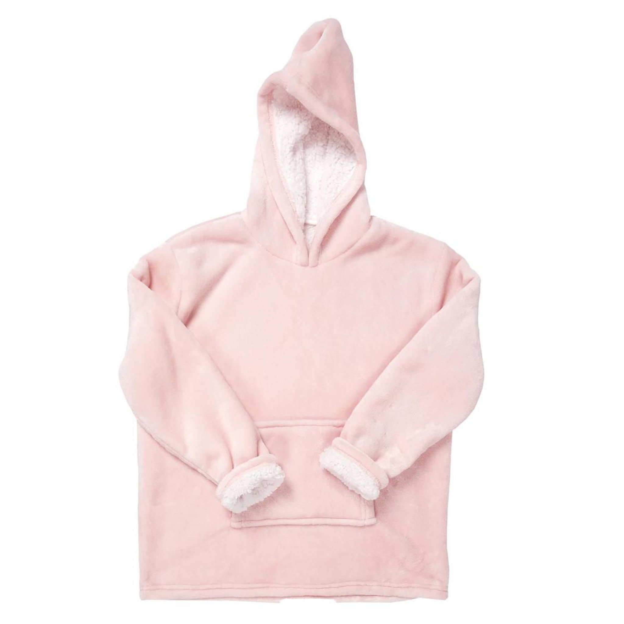 HOME DECO KIDS Plaid sweat enfant  capuche  6-9ans rose