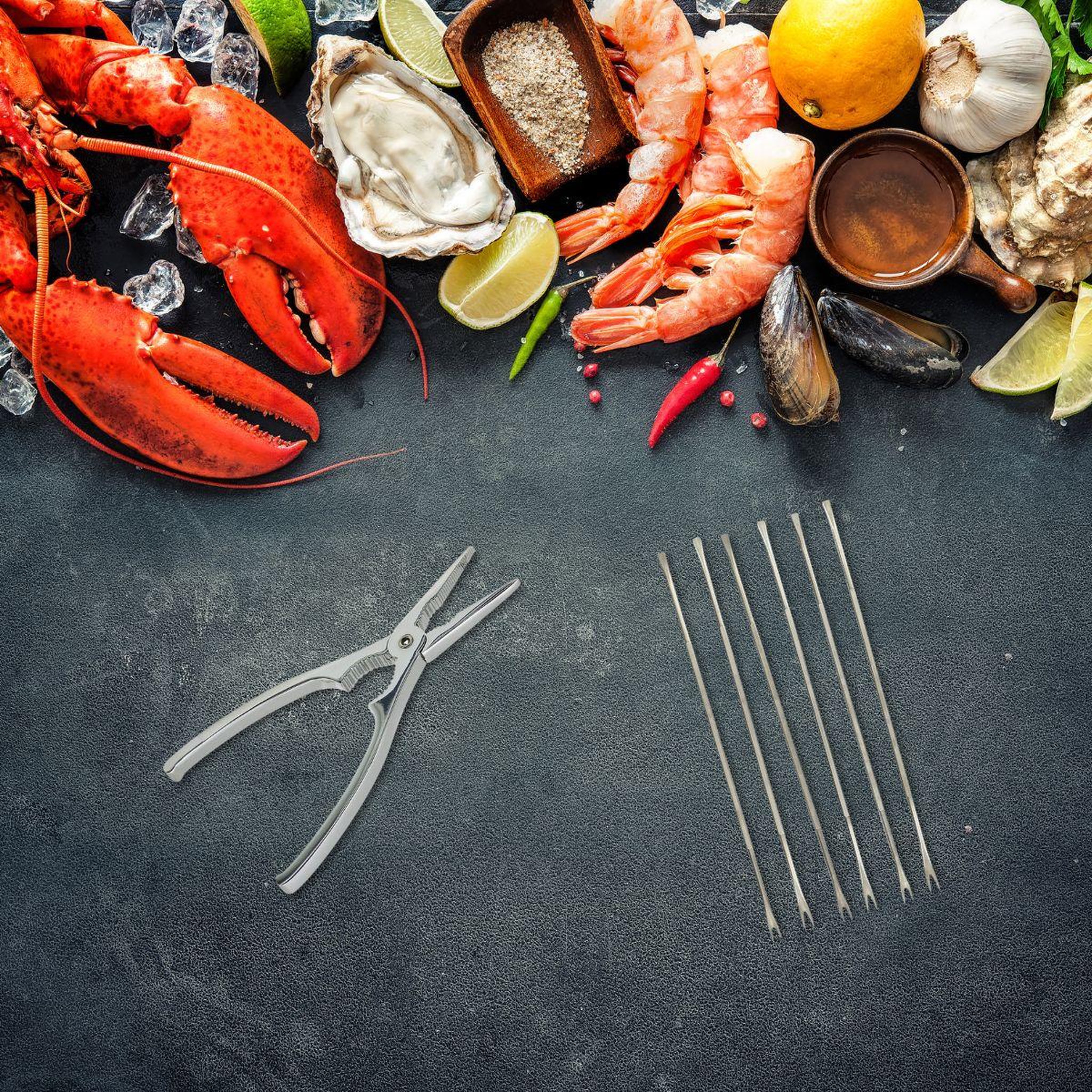 Voir la diapositive 2 : Fackelmann Ensemble de 2 ustensiles de cuisine pour crabes et homards fackelmann spécialités culinaires