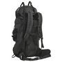 Voir la diapositive 3 : VIDAXL Sac à dos de randonnée noir 60 L tissu oxford