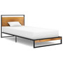 Voir la diapositive 1 : VIDAXL Cadre de lit sans matelas metal 100x200 cm
