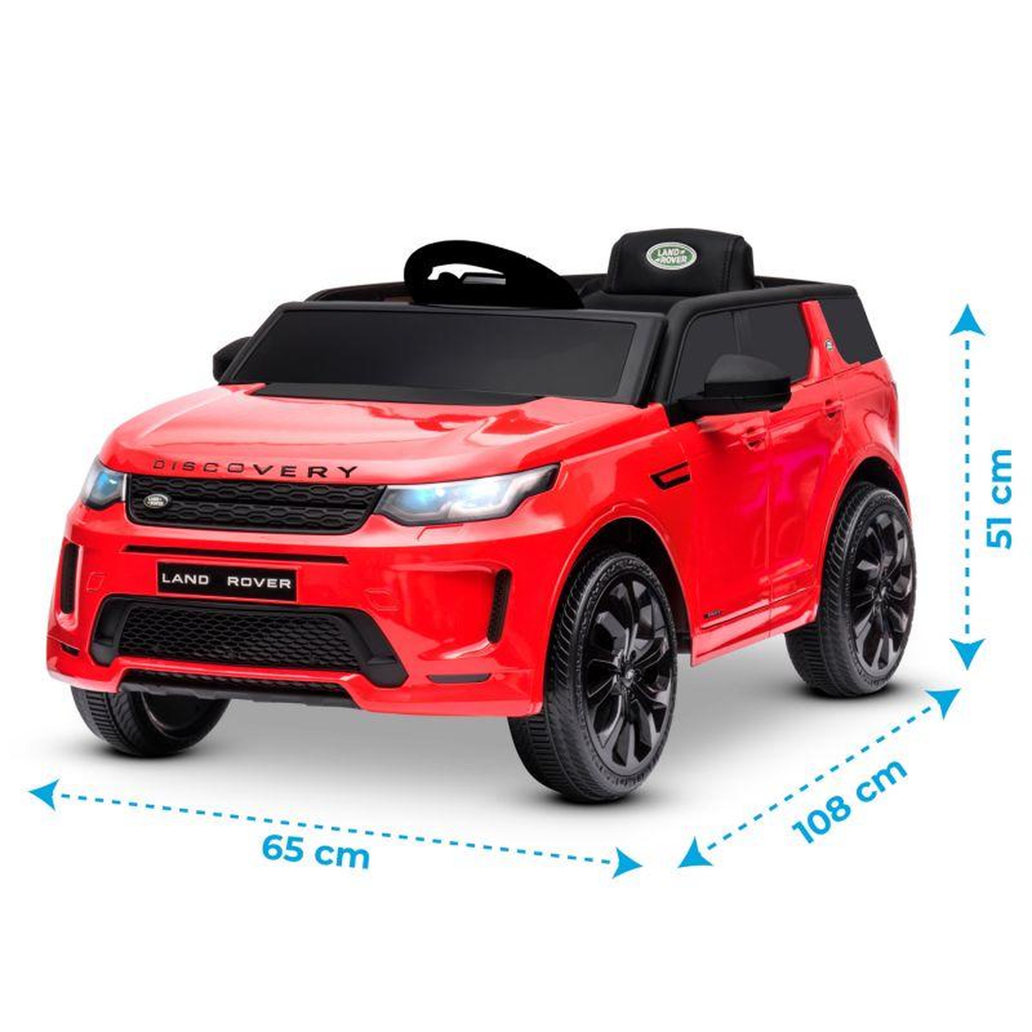 Voir la diapositive 5 : PLAY4FUN Voiture électrique SUV pour enfant Land Rover Discovery 2x 25W - marche AV/AR, Phares et Système audio