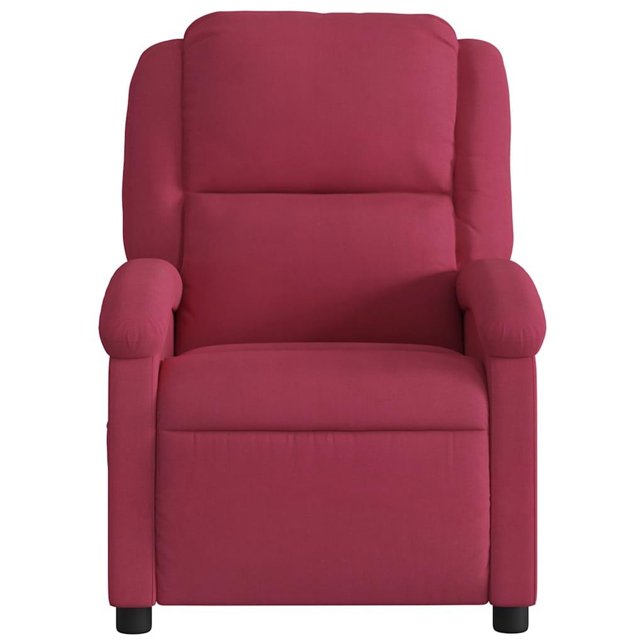 Voir la diapositive 4 : VIDAXL Fauteuil de massage inclinable rouge bordeaux velours