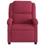 Voir la diapositive 4 : VIDAXL Fauteuil de massage inclinable rouge bordeaux velours