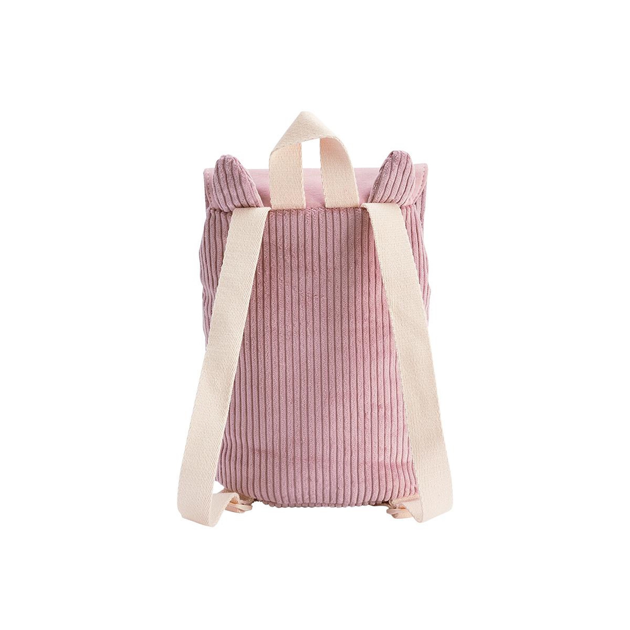 Voir la diapositive 2 : Petit Béguin Sac à dos enfant en velours côtelé Mona