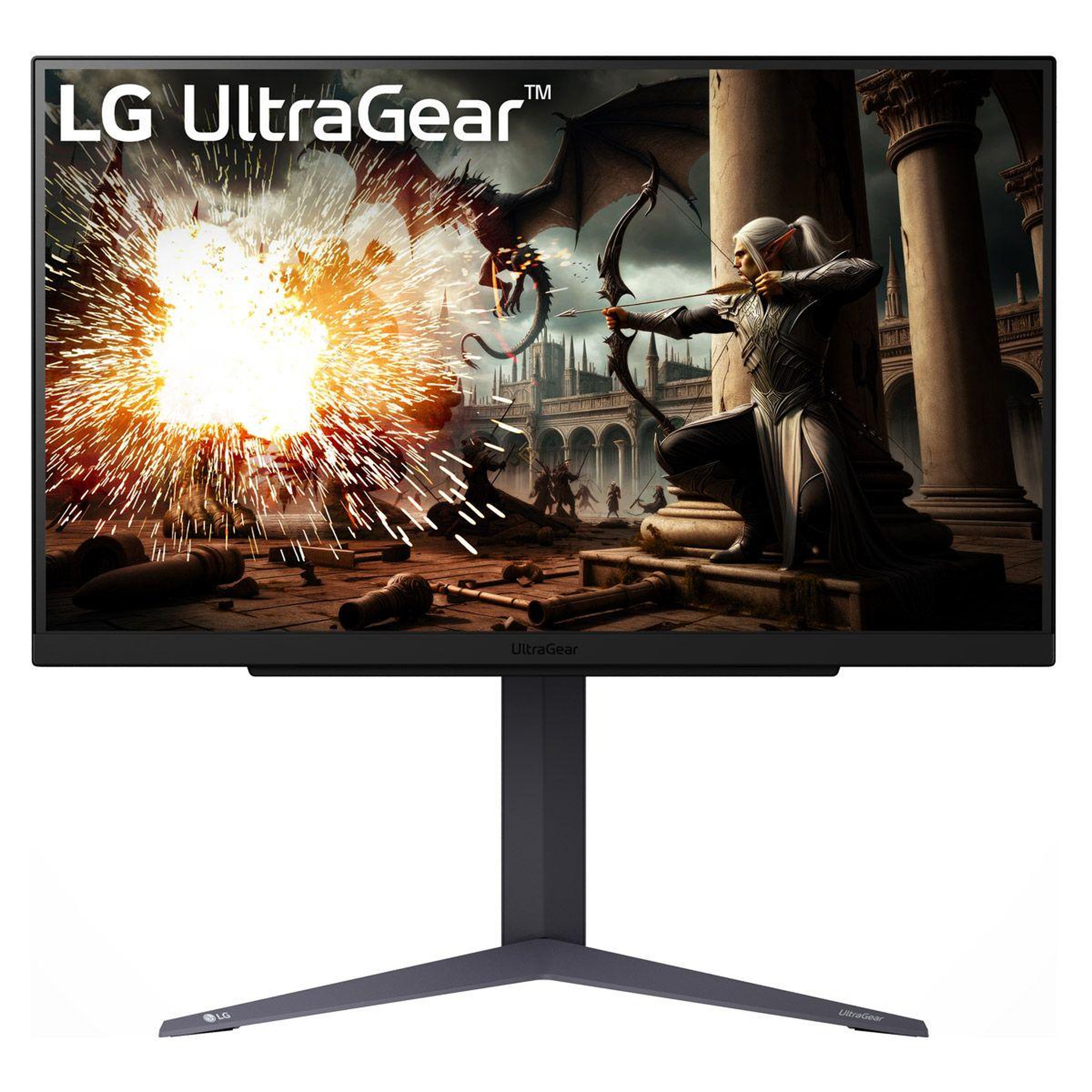 LG Ecran PC Gamer UltraGear 27GS75Q 27  QHD 180Hz IPS HDR10 HDMI 2.1 AMD FreeSync & G-Sync