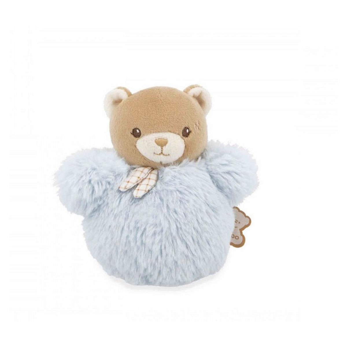 Kaloo Mon Pompon ours Bleu - 10 cm