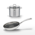 ELO Lot Poêle 28 cm & Faitout 26 cm Elo Relief Evolution