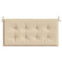 Voir la diapositive 4 : VIDAXL Coussin de banc de jardin beige 100x50x3 cm tissu oxford