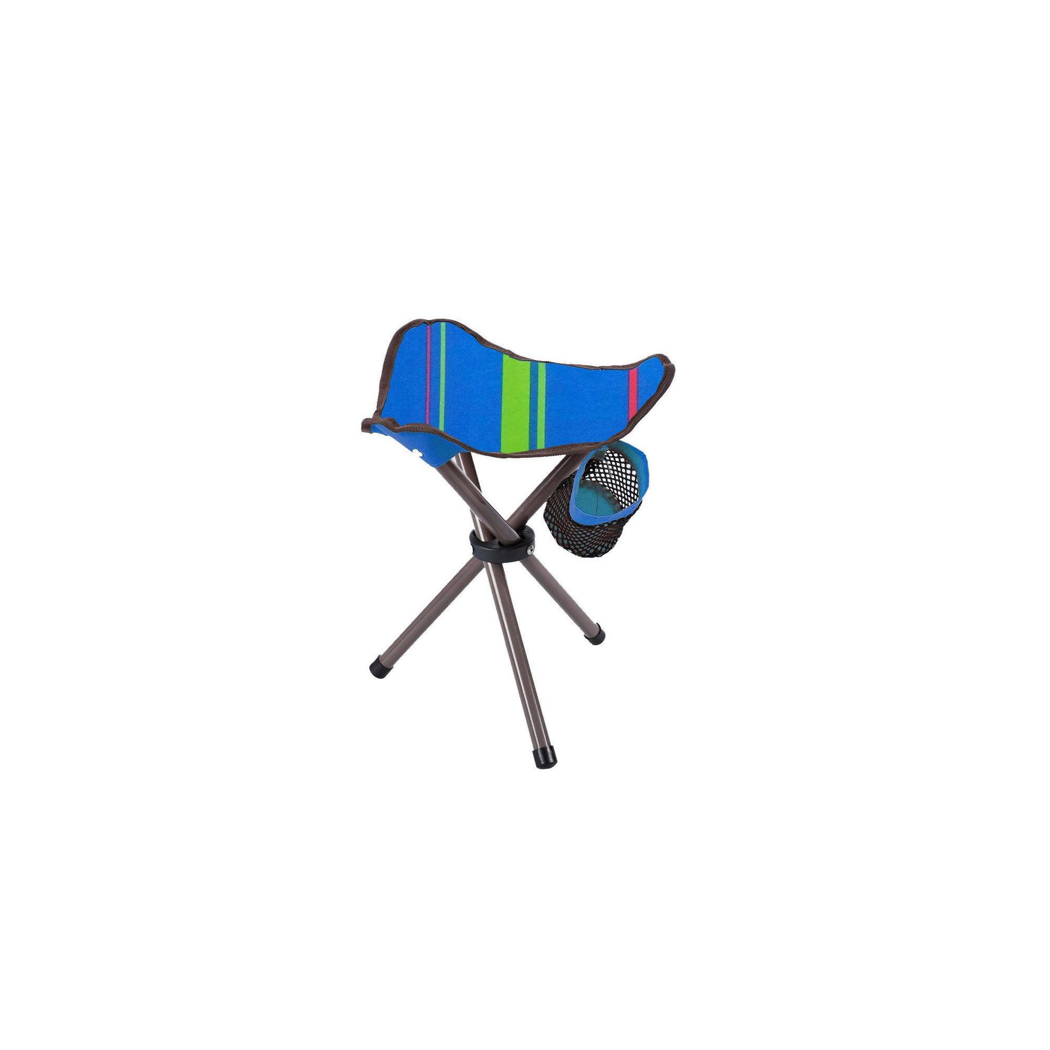 O'Camp Lot de 2 sièges pliables 3 pieds de camping - o'camp - dimensions : 32 x 32 x 38 cm