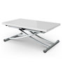 Voir la diapositive 1 : Paris Prix Table Basse Relevable  Higher  57-114cm Blanc Laqué