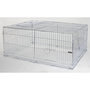 Voir la diapositive 3 : KERBL Kerbl Enclos pour petits animaux avec barriere de fuite 144x112x60 cm