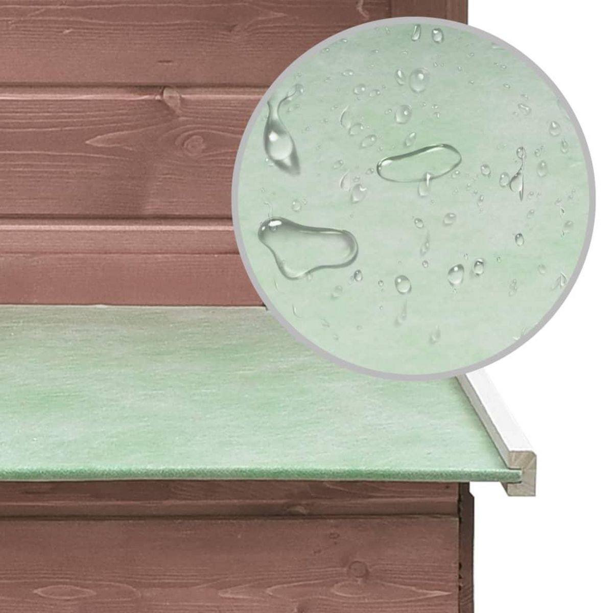 VIDAXL Poulailler Moka 170x81x110 cm Bois de pin massif et sapin