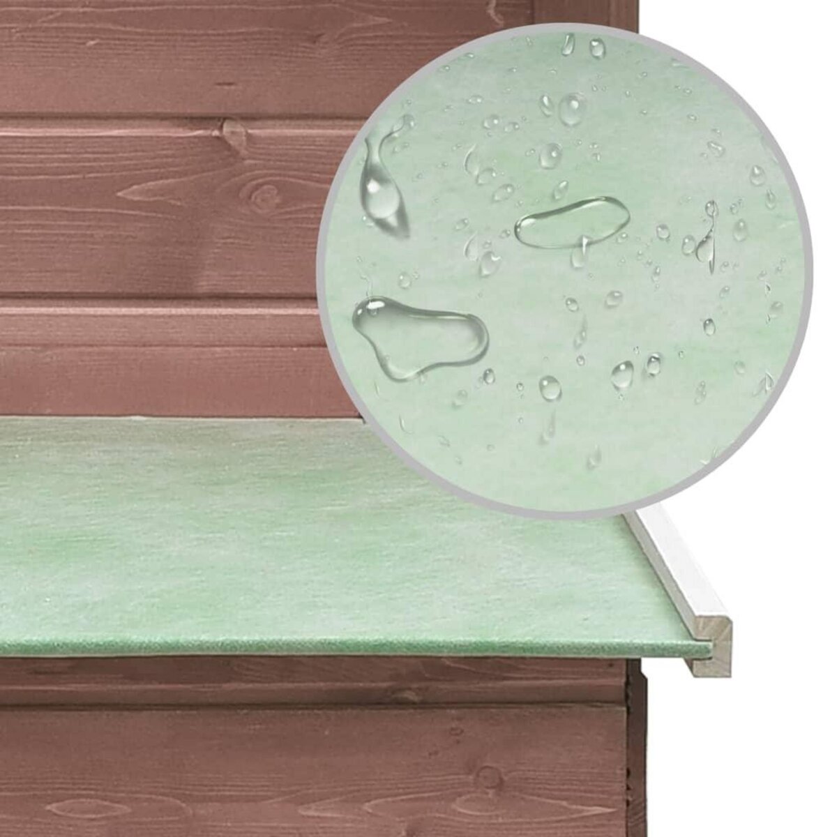 VIDAXL Poulailler Moka 170x81x110 cm Bois de pin massif et sapin