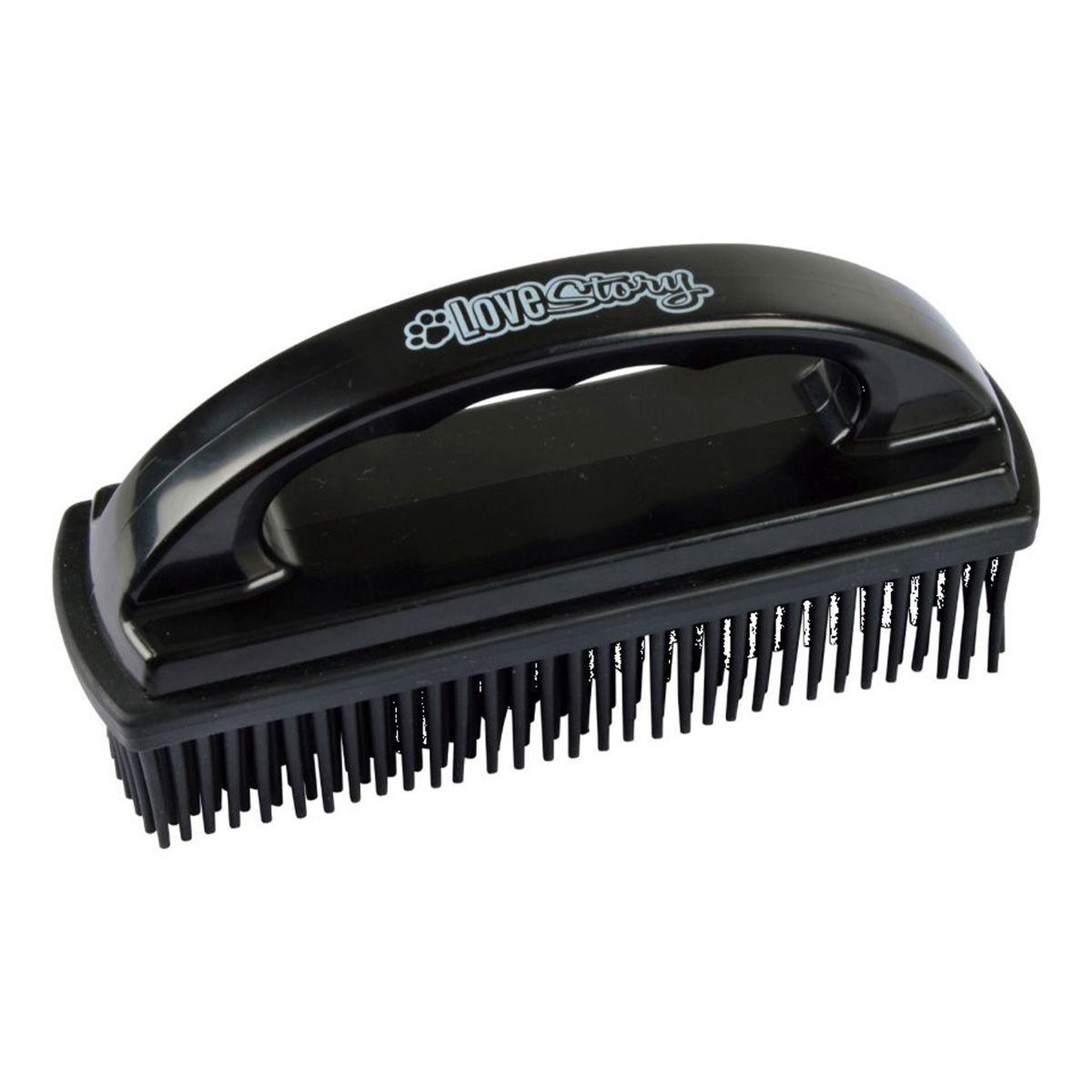 LOVE STORY Brosse ramasse-poils  antistatique  15cm noir