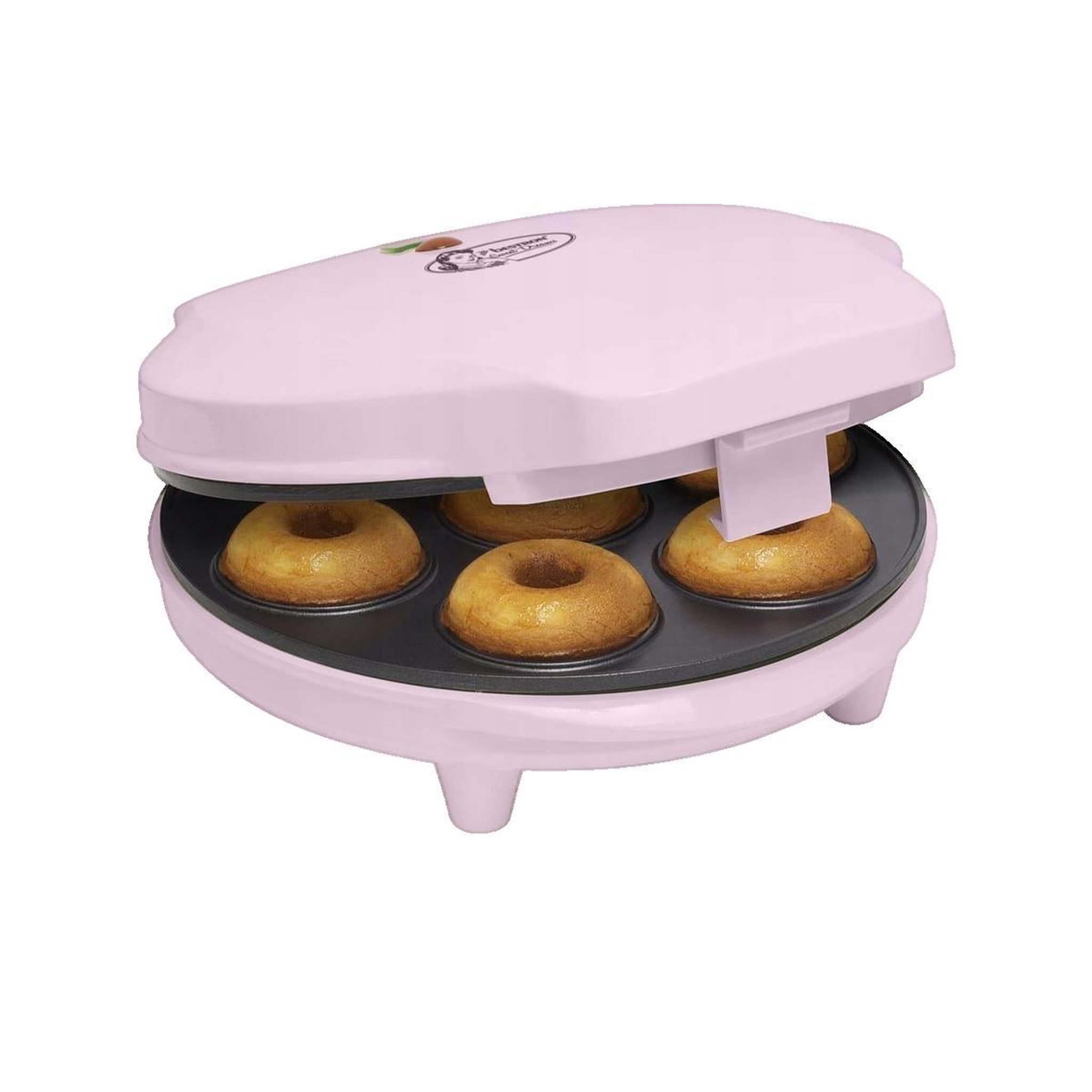 Voir la diapositive 2 : Bestron Appareil à beignets Bestron 7 beignets 700 W Rose
