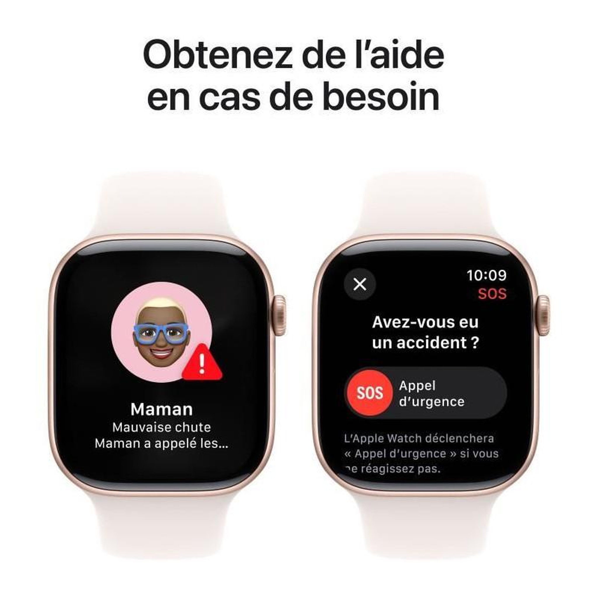 Voir la diapositive 6 : APPLE Montre connectée Serie 10 46mm Alu/Or Rose M/L Cellular