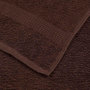 Voir la diapositive 6 : VIDAXL Serviettes d invité 2 pcs marron 30x50 cm 360 g m² 100% coton