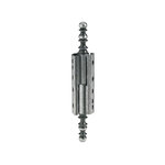 CENTRALE BRICO Lot De 2 Paumelles Acier Pour Meuble Hettich, L.50 X L.10 Mm