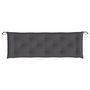 Voir la diapositive 4 : VIDAXL Coussin de banc de jardin anthracite 150x50x7 cm tissu oxford