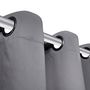 Voir la diapositive 4 : VIDAXL Rideau occultant 2 pcs avec œillets metalliques 135x175 cm Gris