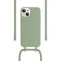Voir la diapositive 2 : WOODCESSORIES Coque avec cordon iPhone 14 Plus Tour de cou vert