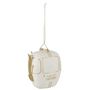 Voir la diapositive 2 : Paris Prix Boule de Noël  Téléphérique  20cm Blanc & Or