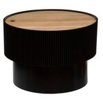 ATMOSPHERA Table Basse avec Coffre  Enola  55cm Noir