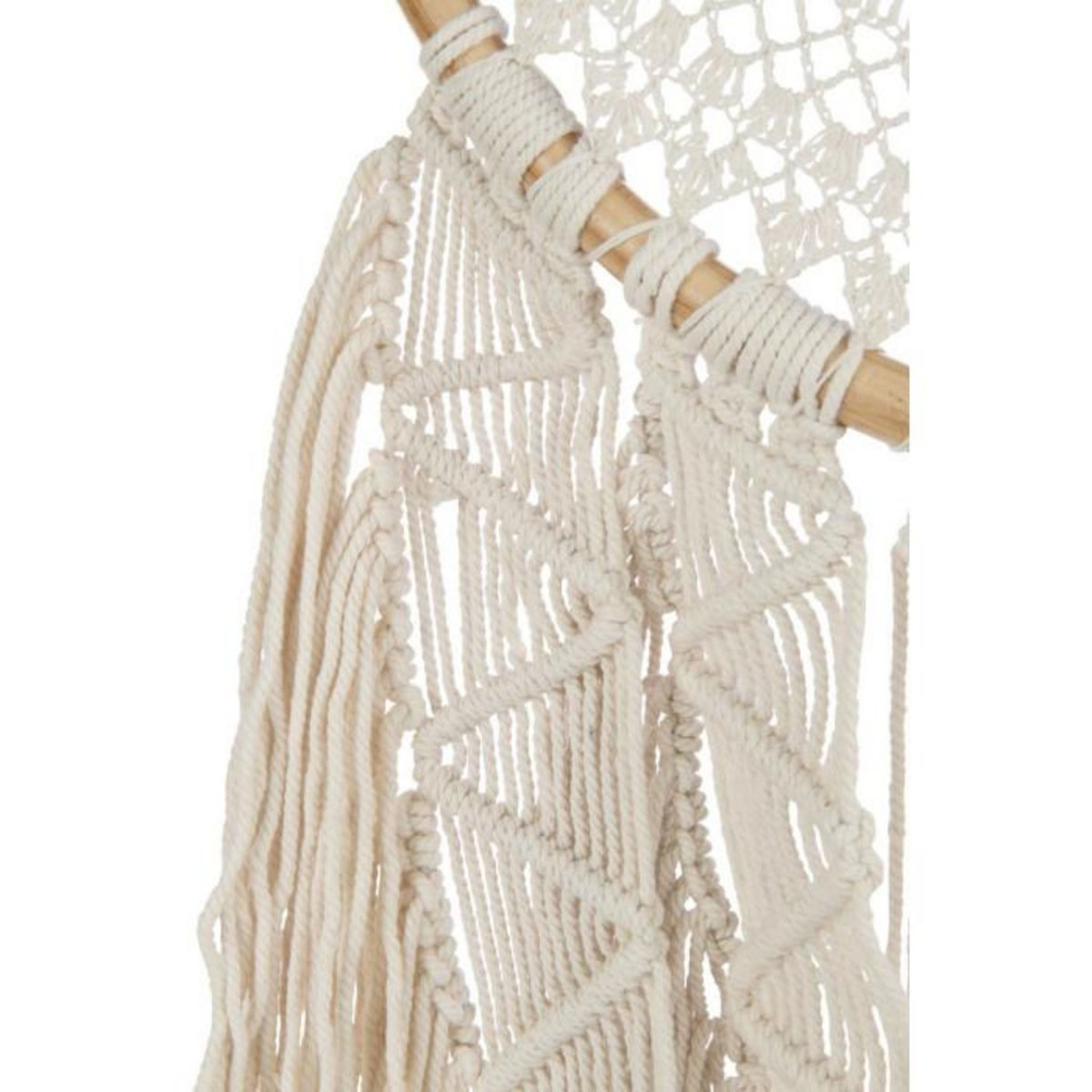 Paris Prix Attrape-Rêves Déco en Coton  Fiona  145cm Blanc