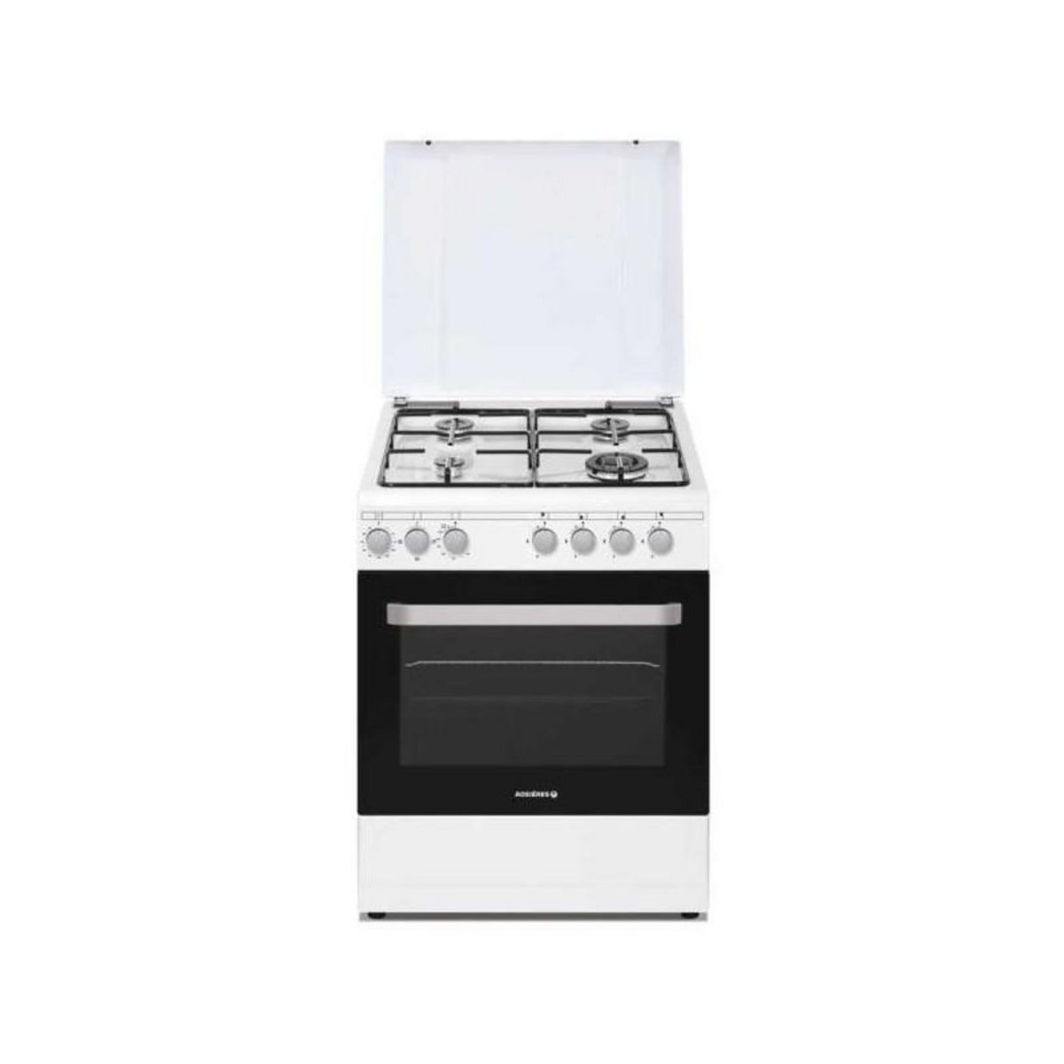 Rosieres Cuisinière gaz 63l 4 feux blanc - rgg663csw/e