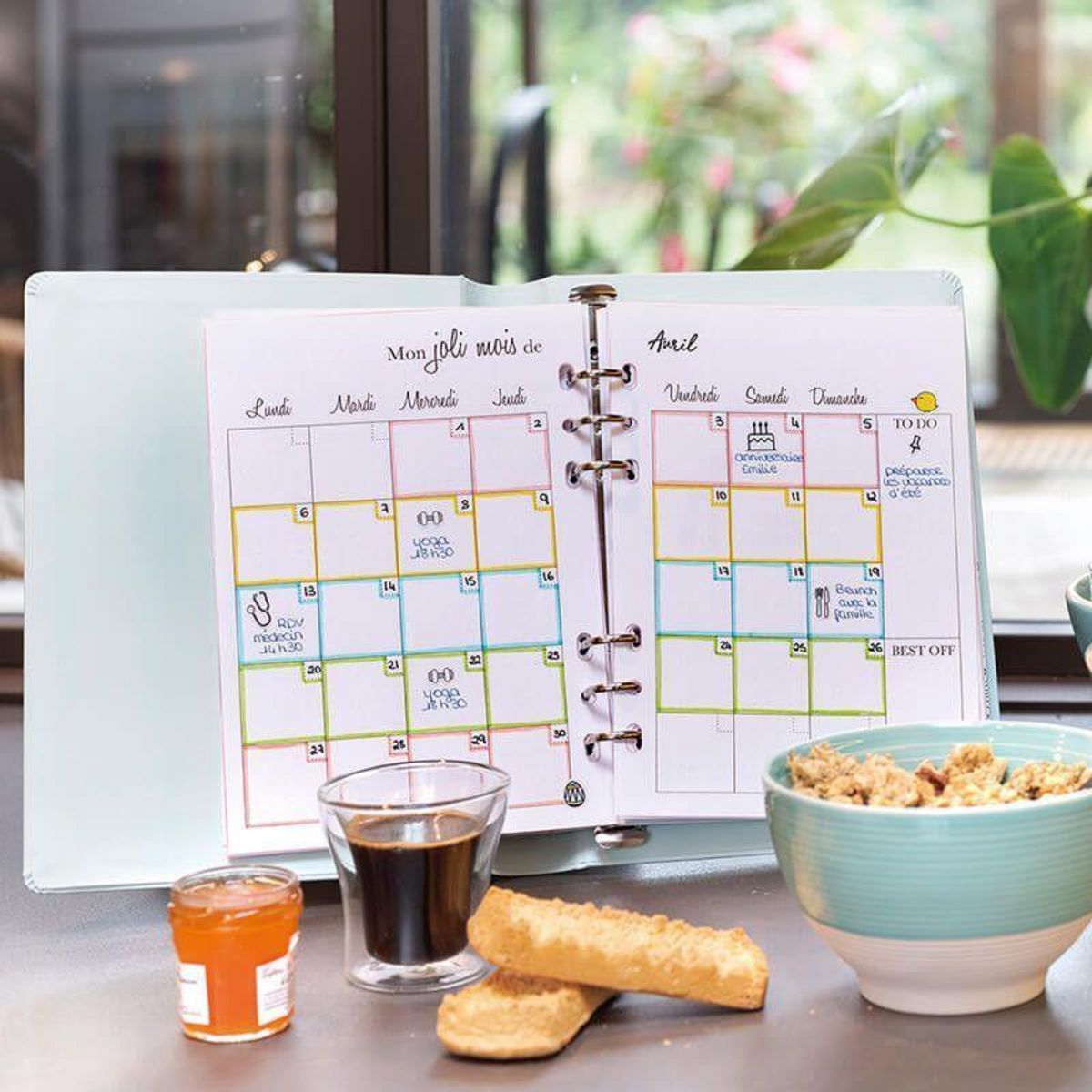 Toga Kit de démarrage Bullet Journal amovible