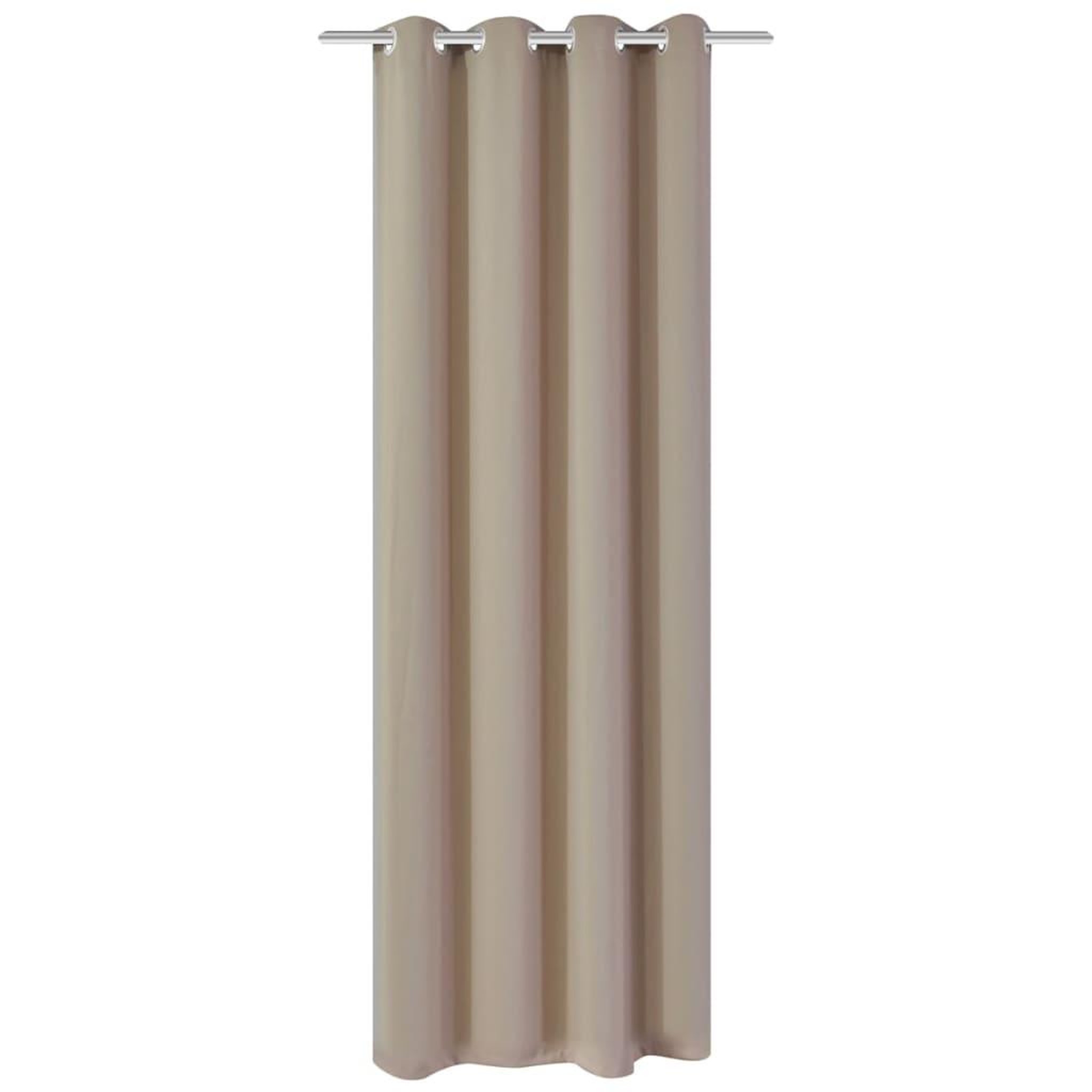 Voir la diapositive 1 : VIDAXL Rideau occultant avec œillets metalliques 270 x 245 cm Creme