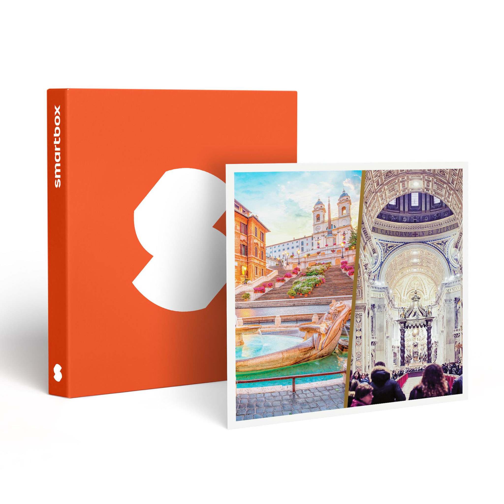 Smartbox 3 jours à Rome avec visite guidée des lieux incontournables du Vatican - Coffret Cadeau Multi-thèmes