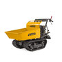 Voir la diapositive 1 : VITO Mini Dumper à chenilles Moteur Loncin 196Cm3 Essence 6.5CV - Brouette à chenilles Transport Charge 300kg 4.8KW Chantier VITO