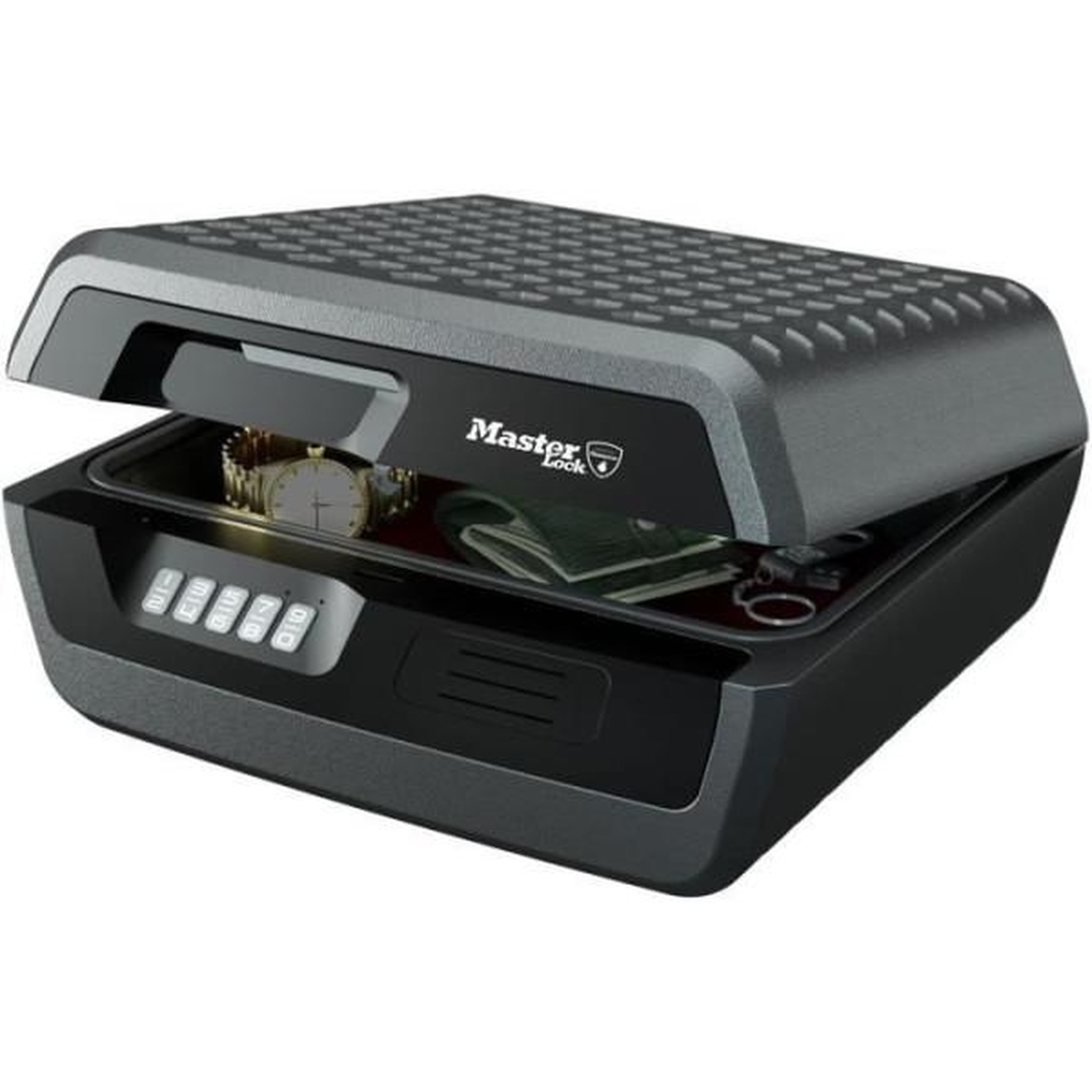 Master lock Malette de sécurité anti feu - master lock - chw30300eurhro - ignifuge et etanche - large 10l - combinaison electronique