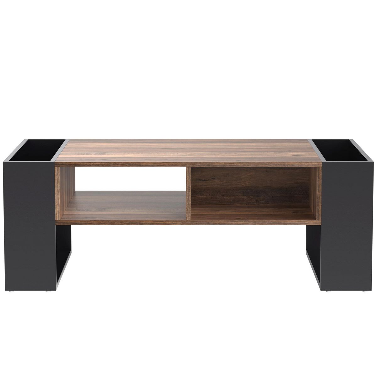 MERAX Table Basse 111 X 40 X 60 Cm Marron