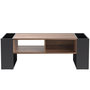Voir la diapositive 3 : MERAX Table Basse 111 X 40 X 60 Cm Marron
